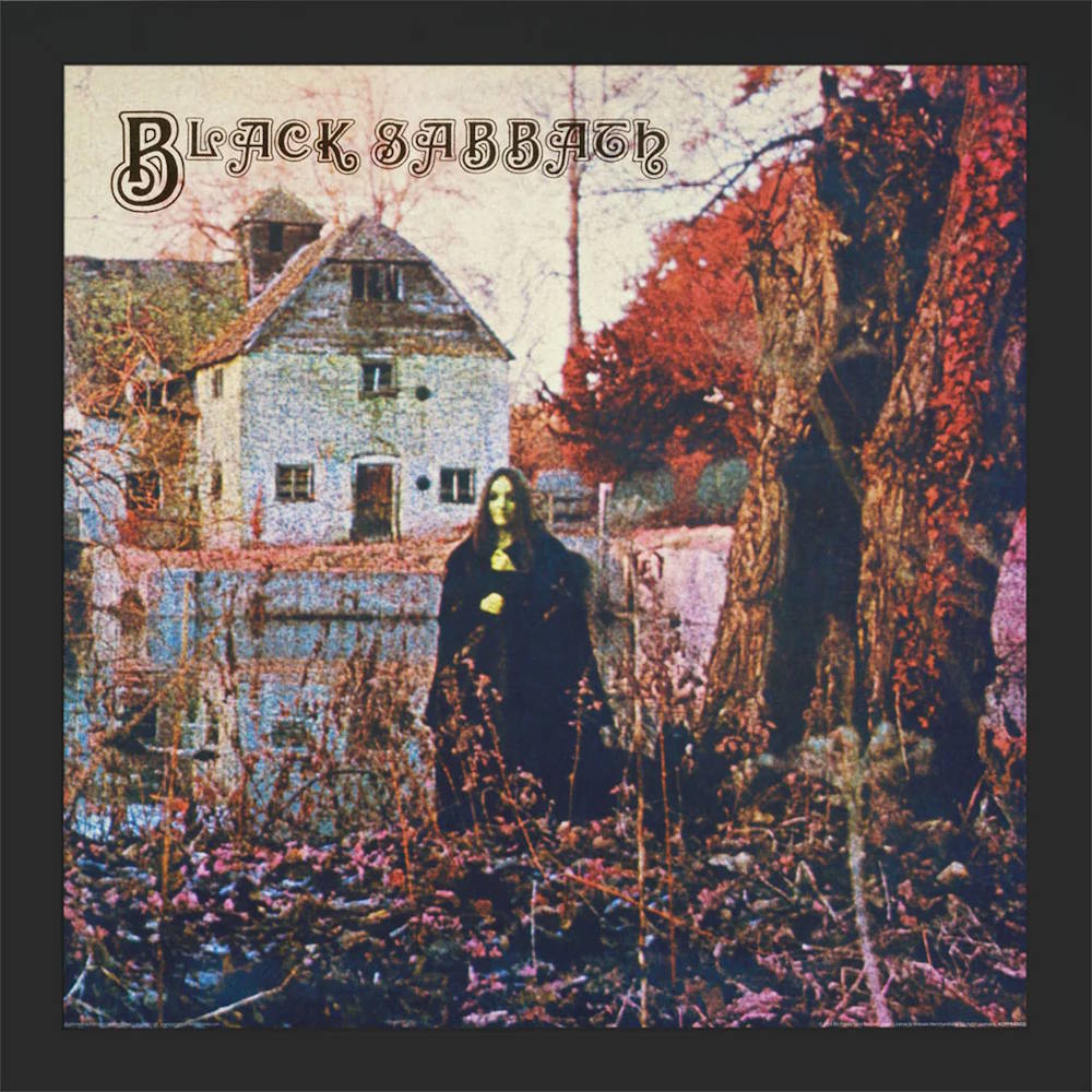 BLACK SABBATH ブラックサバス (OZZY OSBOURNE 追悼 ) - Black Sabbath (アルバム・シリーズ額) / インテリア額 - PGS